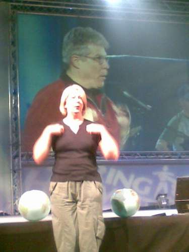 Gill interpreting story